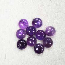 10MM ROUND CABOCHON AMETHYST(8PC/BAG)